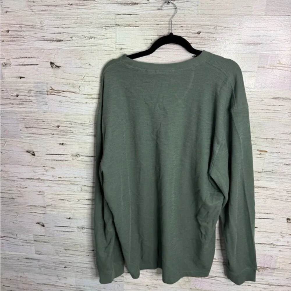 Scotch & Soda Amsterdams Men's Crewneck Pullover long sleeve top green xl - Picture 6 of 6